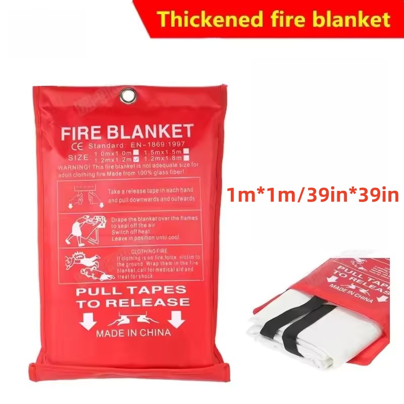 1mx1m Fire Blanket Emergency E - Fire Blanket Kitchen のレビューと価格