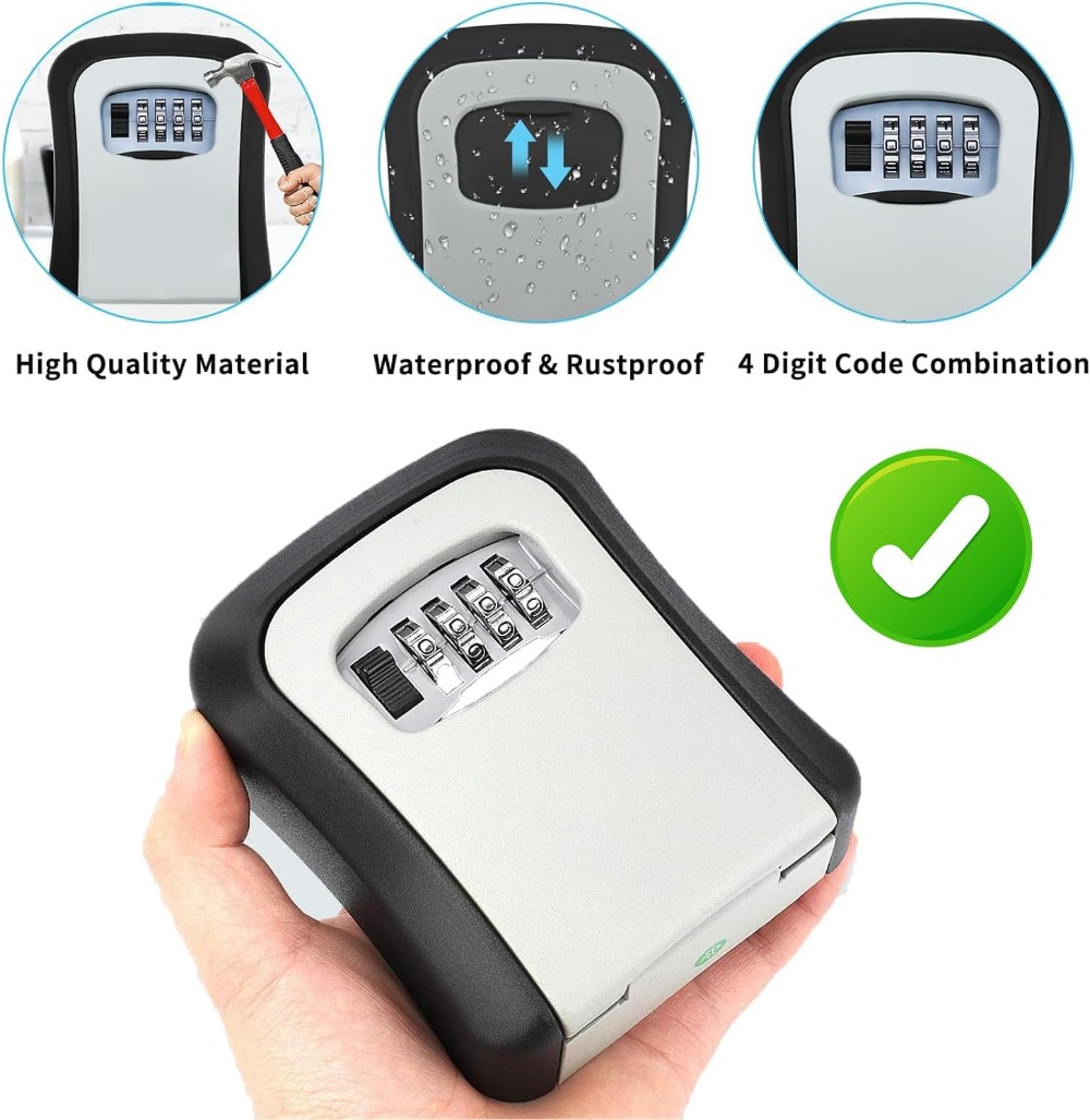 Key Safe Wall Mounted Waterpro - Lockbox Key Secure のレビューと価格