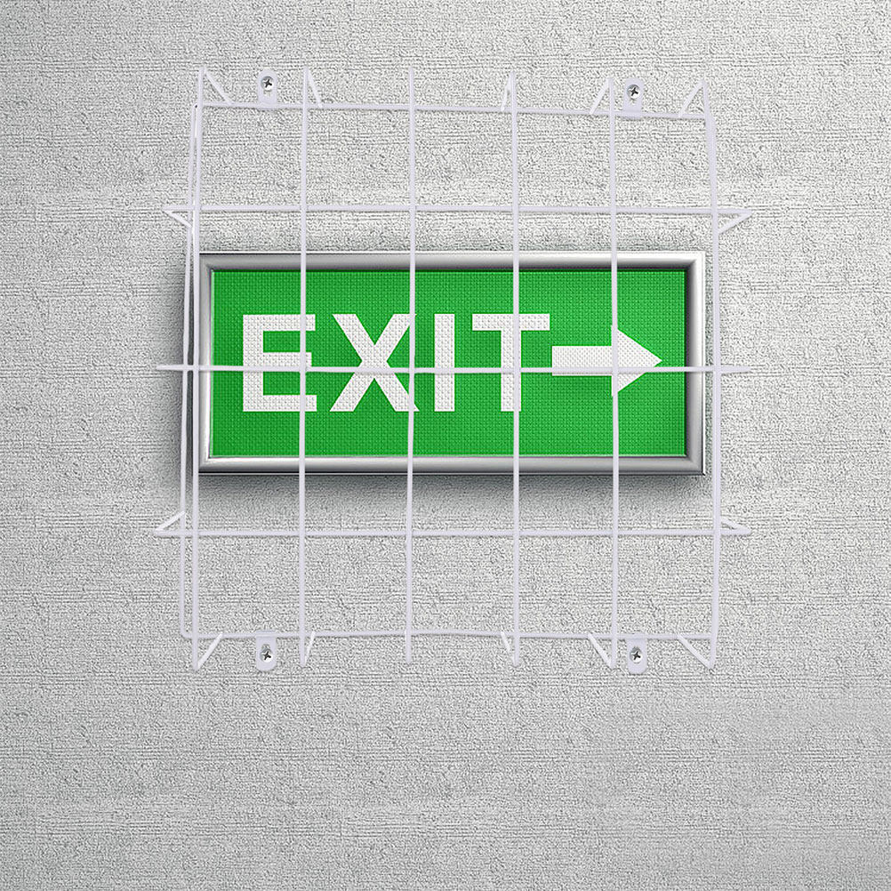 2Pcs Exit Sign Wire Cage Prote - Emergency Exit Sign のレビューと価格