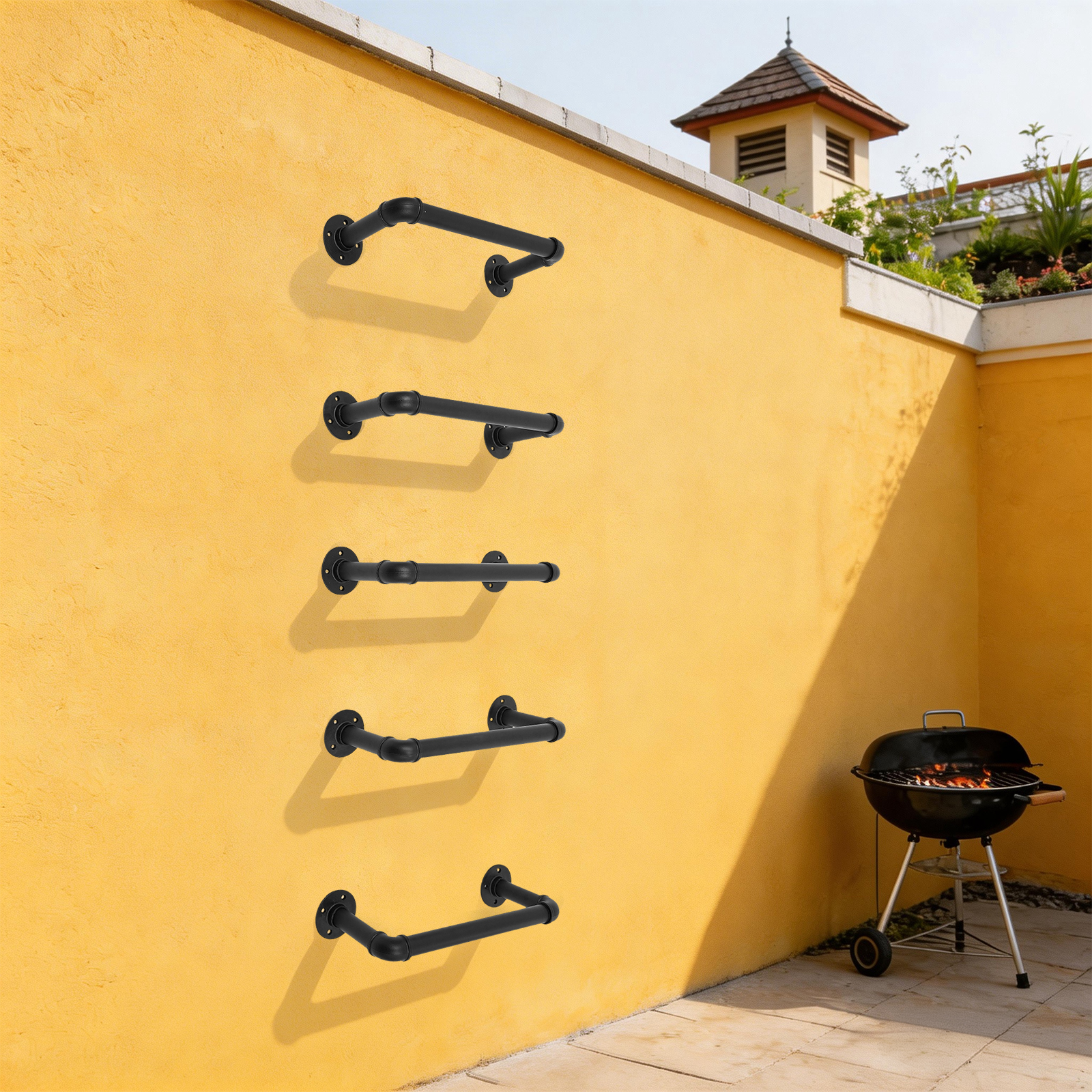 5 Pcs Wall Mounted Emergency E - Fire Escape Ladder のレビューと価格