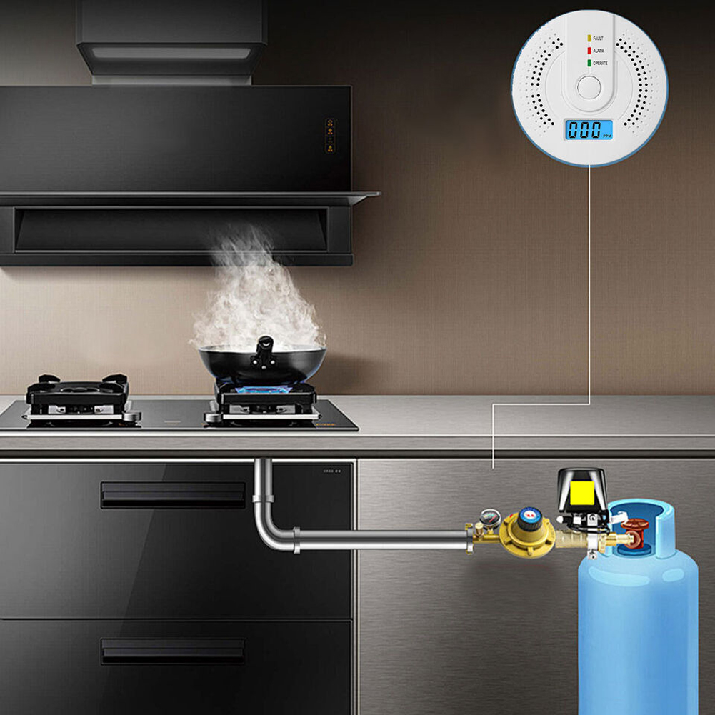Digital Carbon Monoxide Detect - Smoke Detector Interconnected のレビューと価格