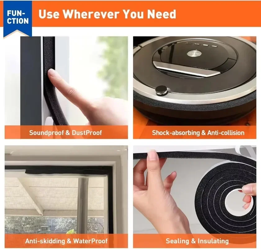 Thick Foam Window Sealing Stri - Window Lock Bar のレビューと価格