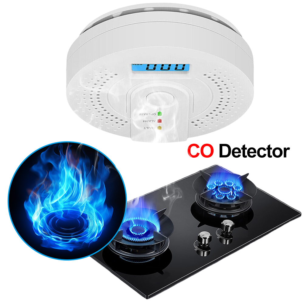 Carbon Monoxide Detector CO Ga - Smoke Detector Interconnected のレビューと価格