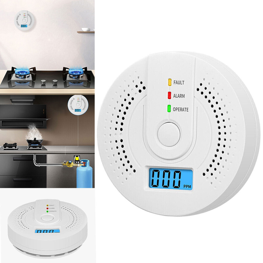 Carbon Monoxide Detector CO Ga - Smoke Detector Interconnected のレビューと価格