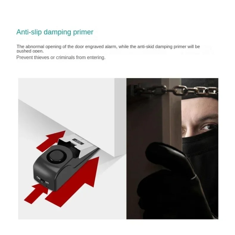 Portable Door Stop Security Al - Door Stop Alarm のレビューと価格