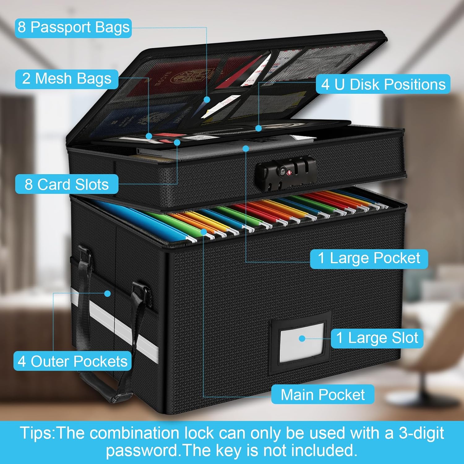 Fireproof Document Box with Lo - Fire Safe Document のレビューと価格
