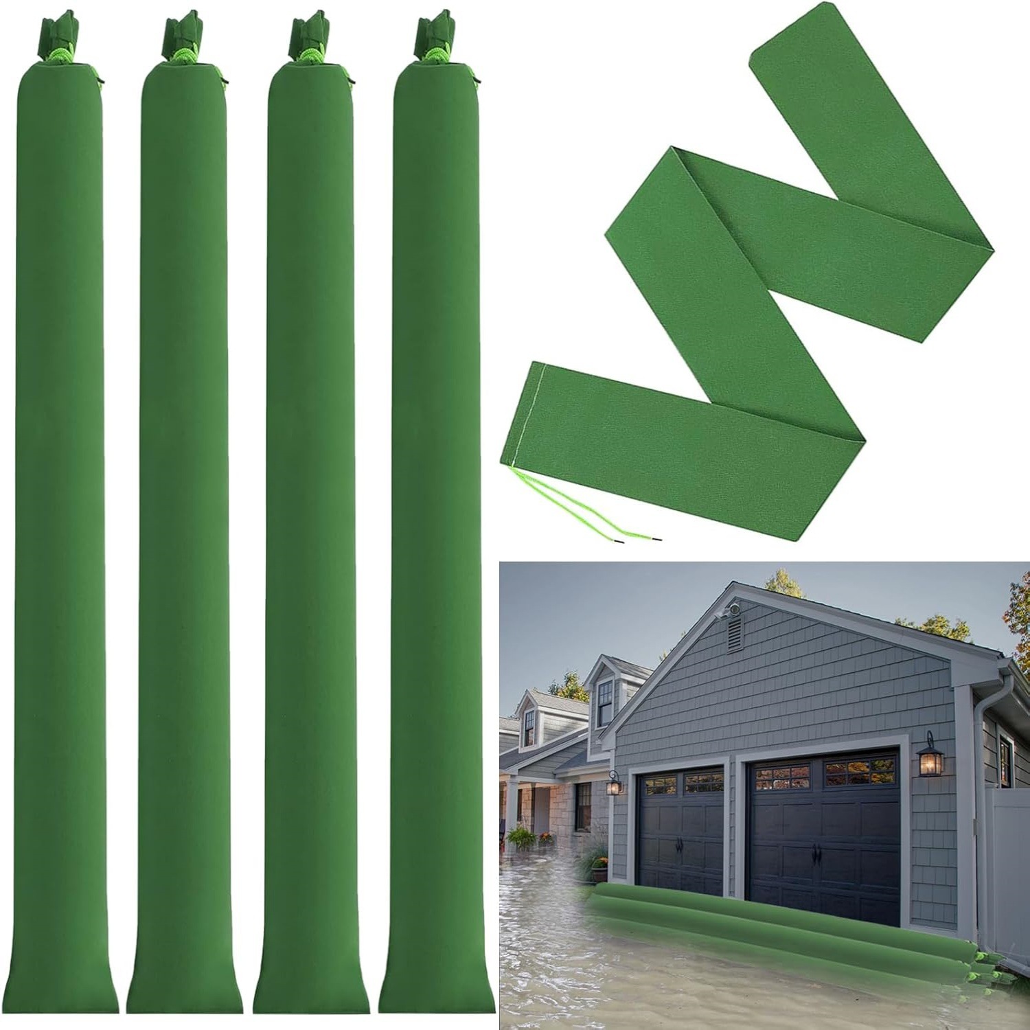 2Pcs Sand Bags Thickened Long  - Flood Barrier Bag のレビューと価格