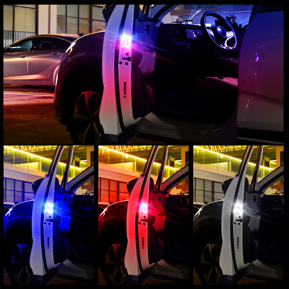 1/2pcs Car Door LED Strobe War - Emergency Exit Sign のレビューと価格