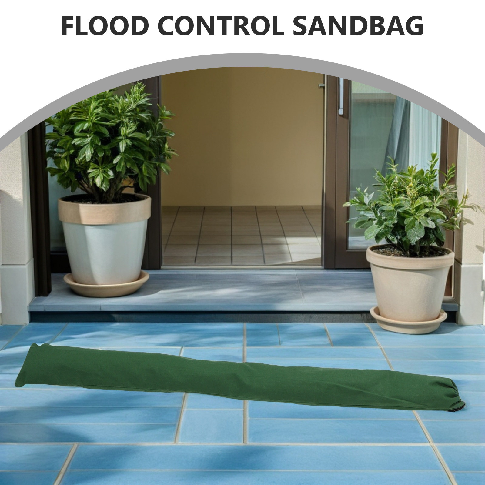 2Pcs Flood Sandbags Canvas Thi - Flood Barrier Bag のレビューと価格