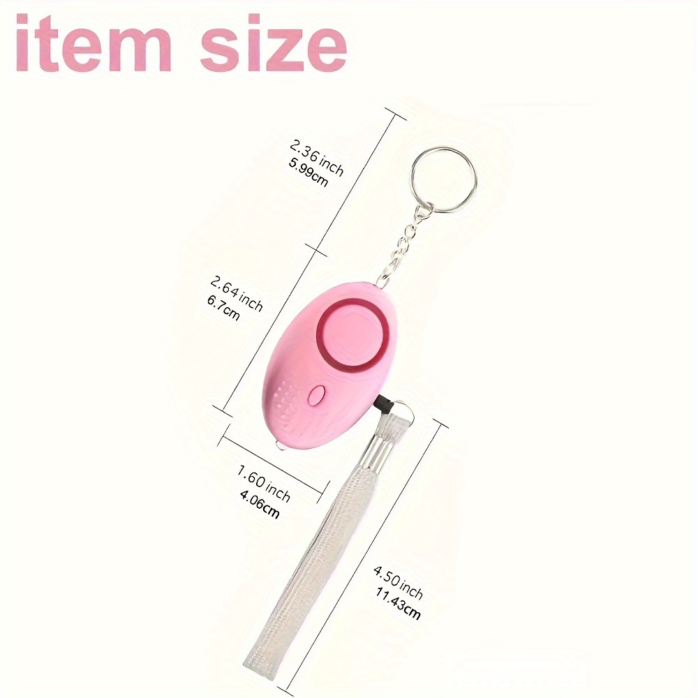 130dB Personal Safety Alarm wi - Personal Alarm Keychain のレビューと価格