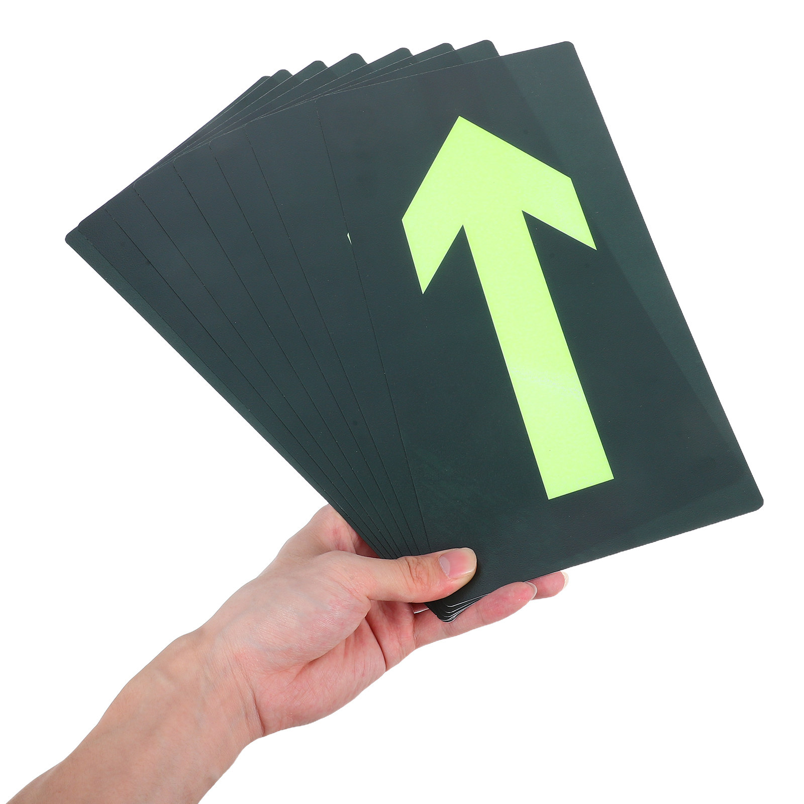 8Pcs Self Adhesive Glow Waterp - Emergency Exit Sign のレビューと価格