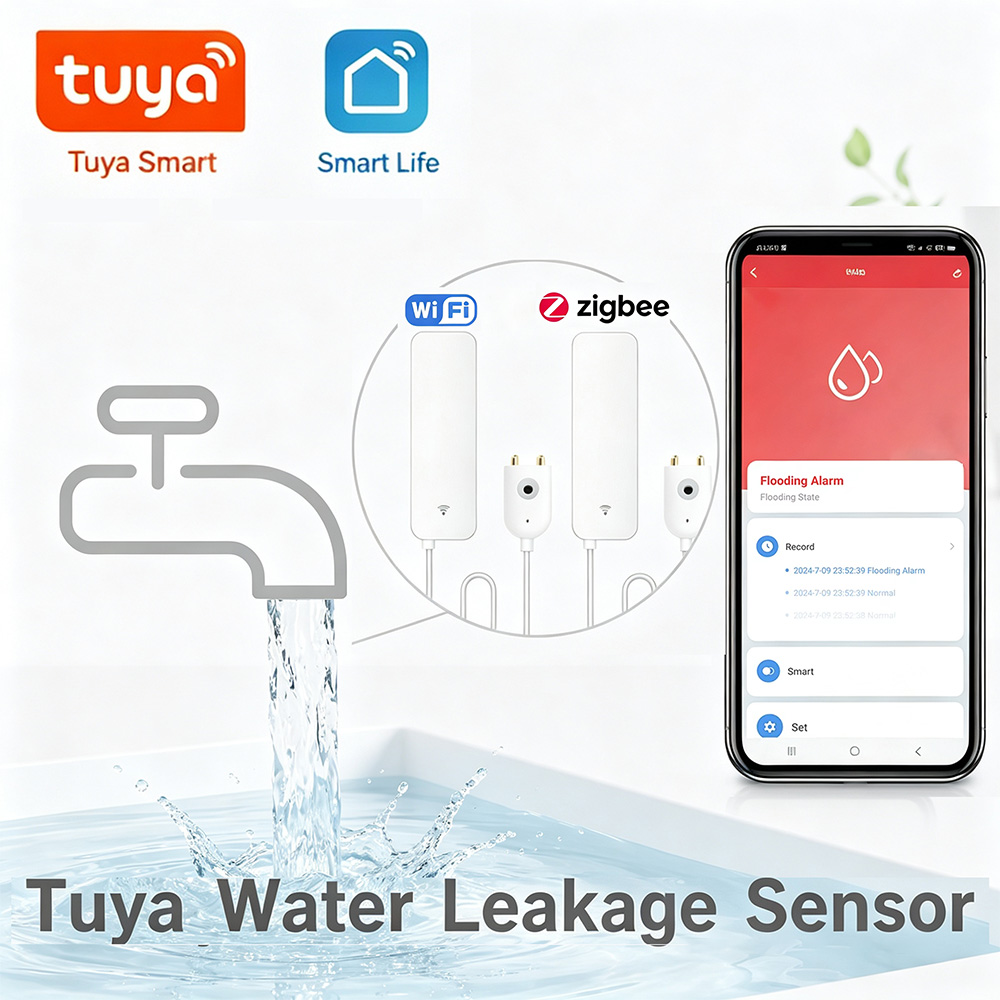 ZigBee WiFi Water Leak Sensor  - Water Alarm Sensor のレビューと価格