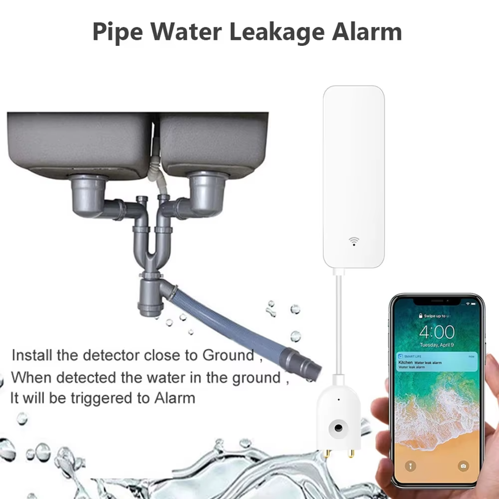 ZigBee WiFi Water Leak Sensor  - Water Alarm Sensor のレビューと価格