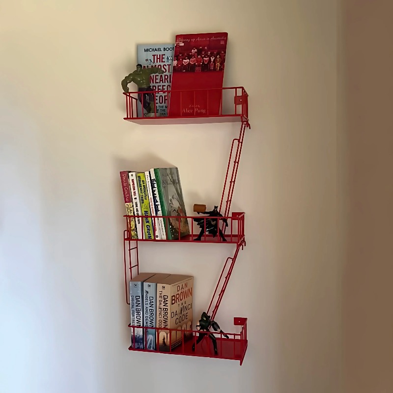 Fire Escape Wall Shelf, 3-Tier - Fire Escape Ladder のレビューと価格