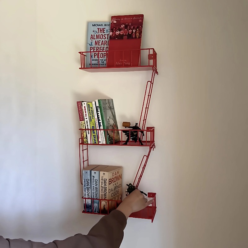 Fire Escape Wall Shelf, 3-Tier - Fire Escape Ladder のレビューと価格