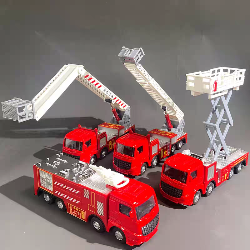 1:55 Diecast Fire Truck Model  - Fire Escape Ladder のレビューと価格