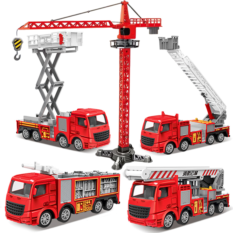 1:55 Diecast Fire Truck Model  - Fire Escape Ladder のレビューと価格