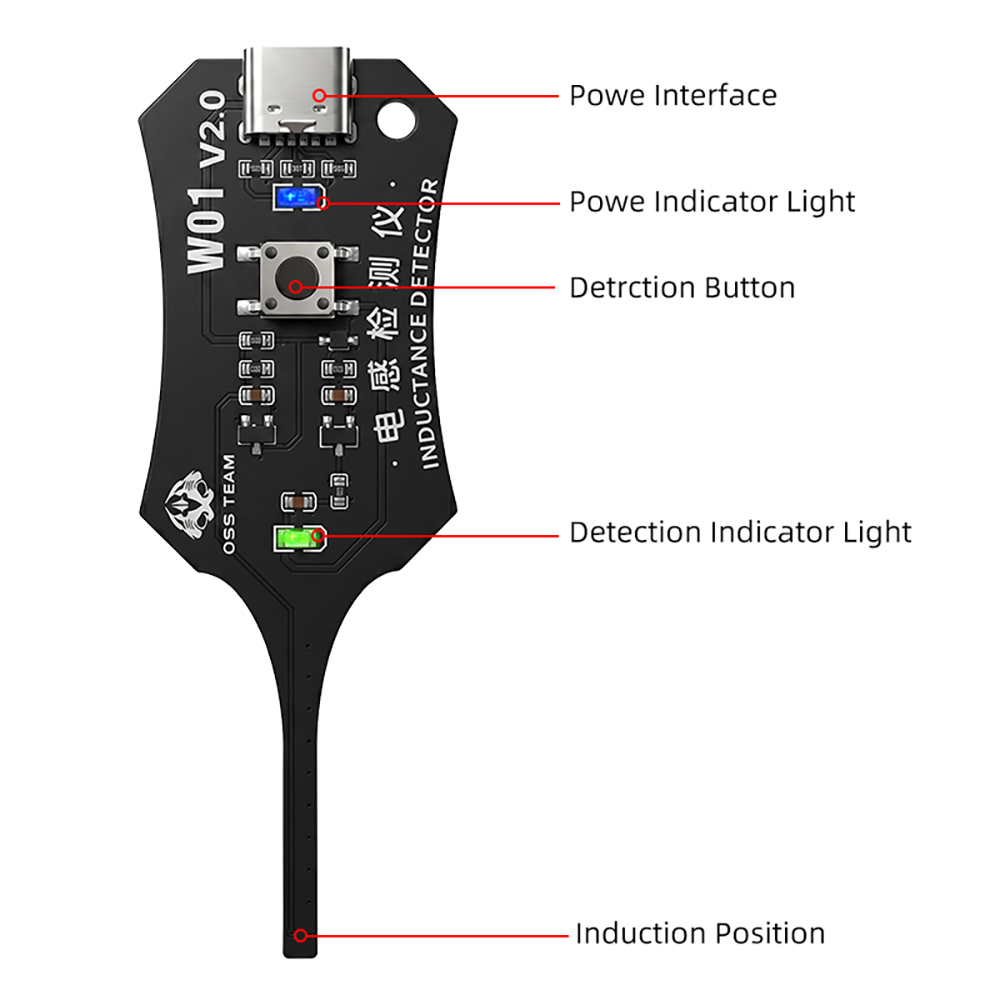 W01 Inductor Detector Tool Mot - Co Detector Plug のレビューと価格