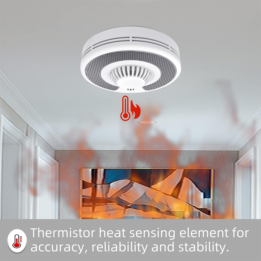 Wireless Interlinked(433MHz)+T - Smoke Detector Interconnected のレビューと価格