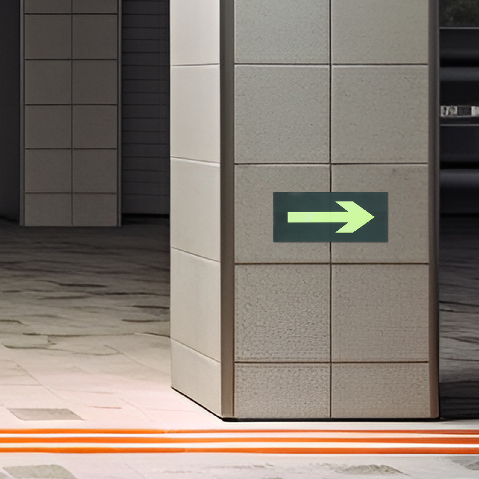 8Pcs Photoluminescent Waterpro - Emergency Exit Sign のレビューと価格