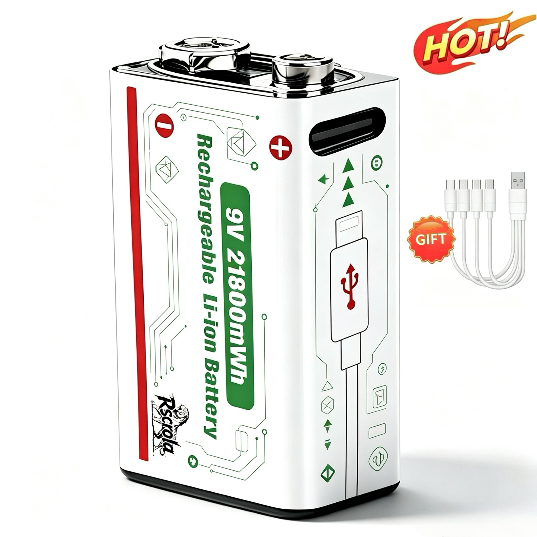 9V 21800mWh Rechargeable Lithi - Smoke Detector Interconnected のレビューと価格