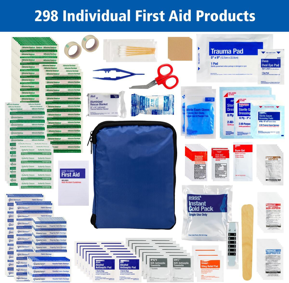 Kebon KB5029 298pcs Durable 60 - First Aid Bag Kit のレビューと価格