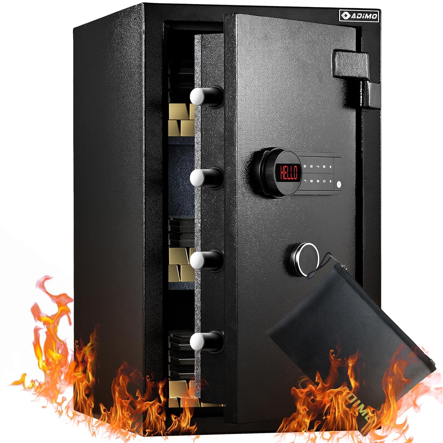 Heavy-Duty Fireproof Safe Box  - Fire Safe Document のレビューと価格