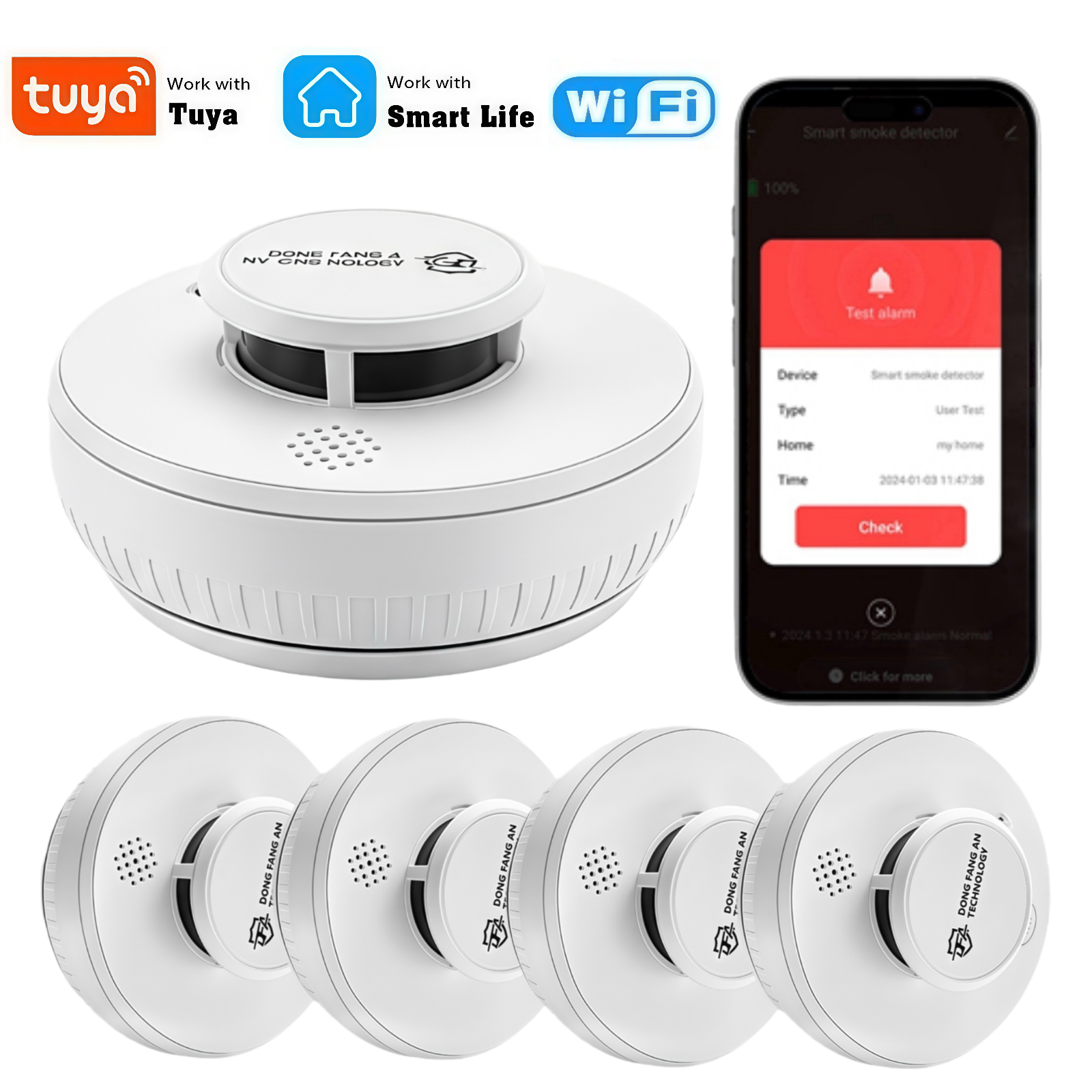 DFA Wifi Smoke Detector 2 in1  - Smoke Detector Interconnected のレビューと価格