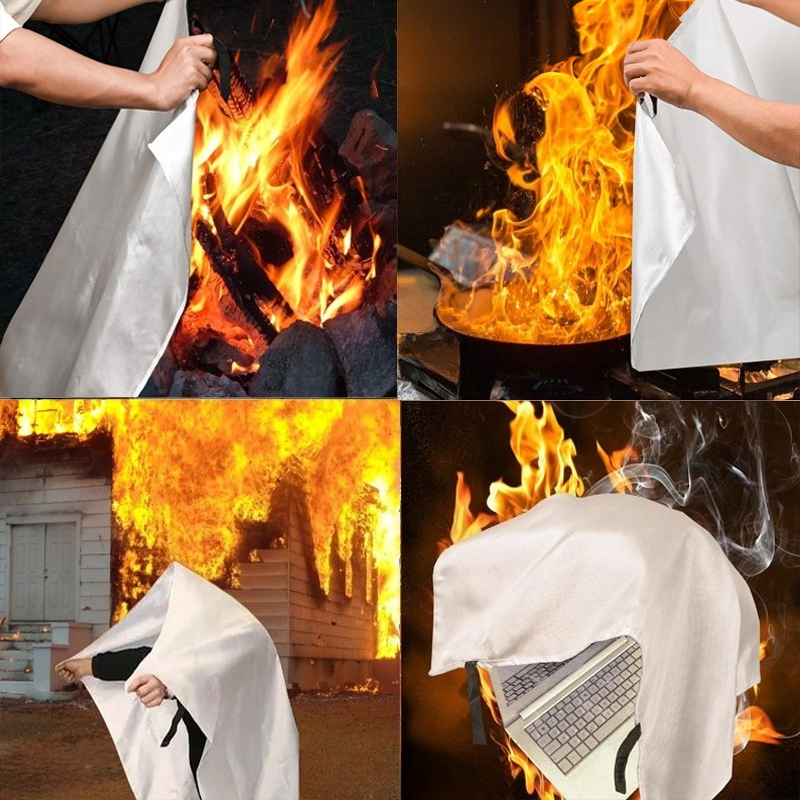 1/1.5/2M Emergency Fire Blanke - Fire Blanket Kitchen のレビューと価格