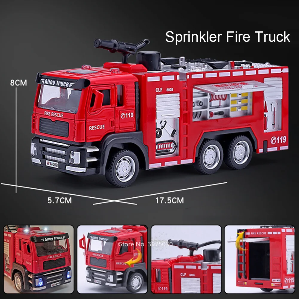 1/32 Fire Engine Car Toy Model - Fire Escape Ladder のレビューと価格
