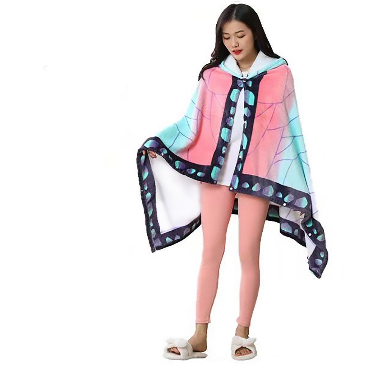 Anime Flannel Blanket Hoodie S - Fire Blanket Kitchen のレビューと価格