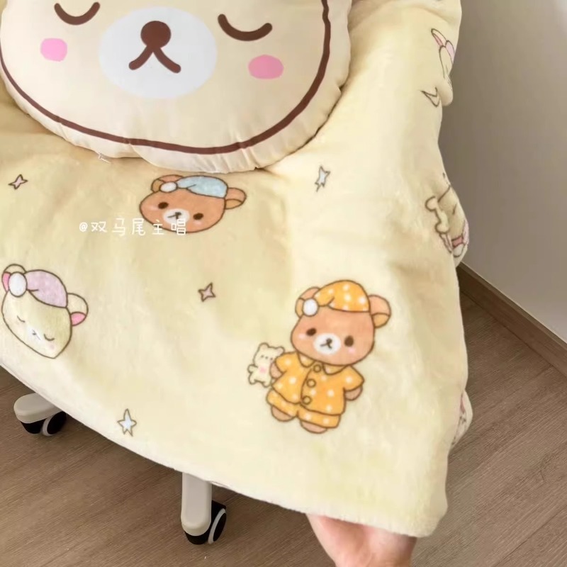 Cartoon Rilakkuma Flannel Thro - Fire Blanket Kitchen のレビューと価格