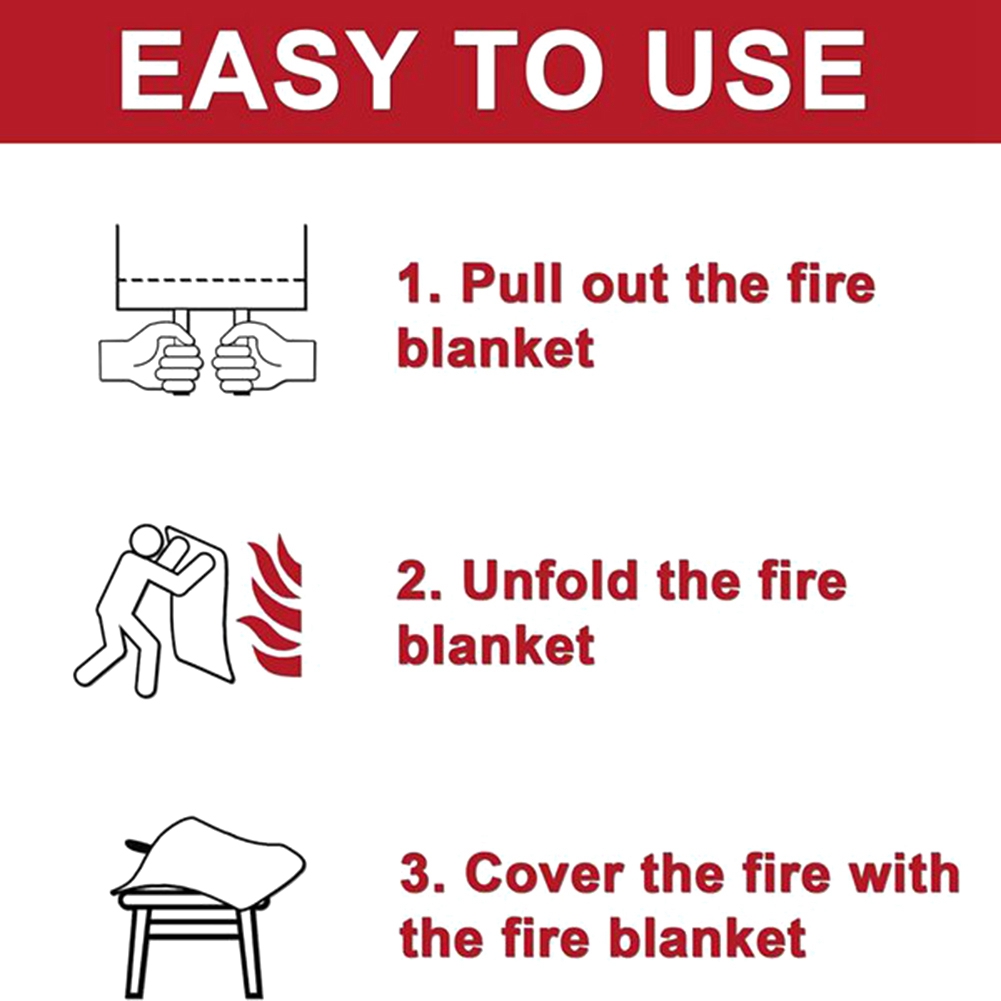 A40Z-Emergency Fire Blanket, F - Fire Blanket Kitchen のレビューと価格