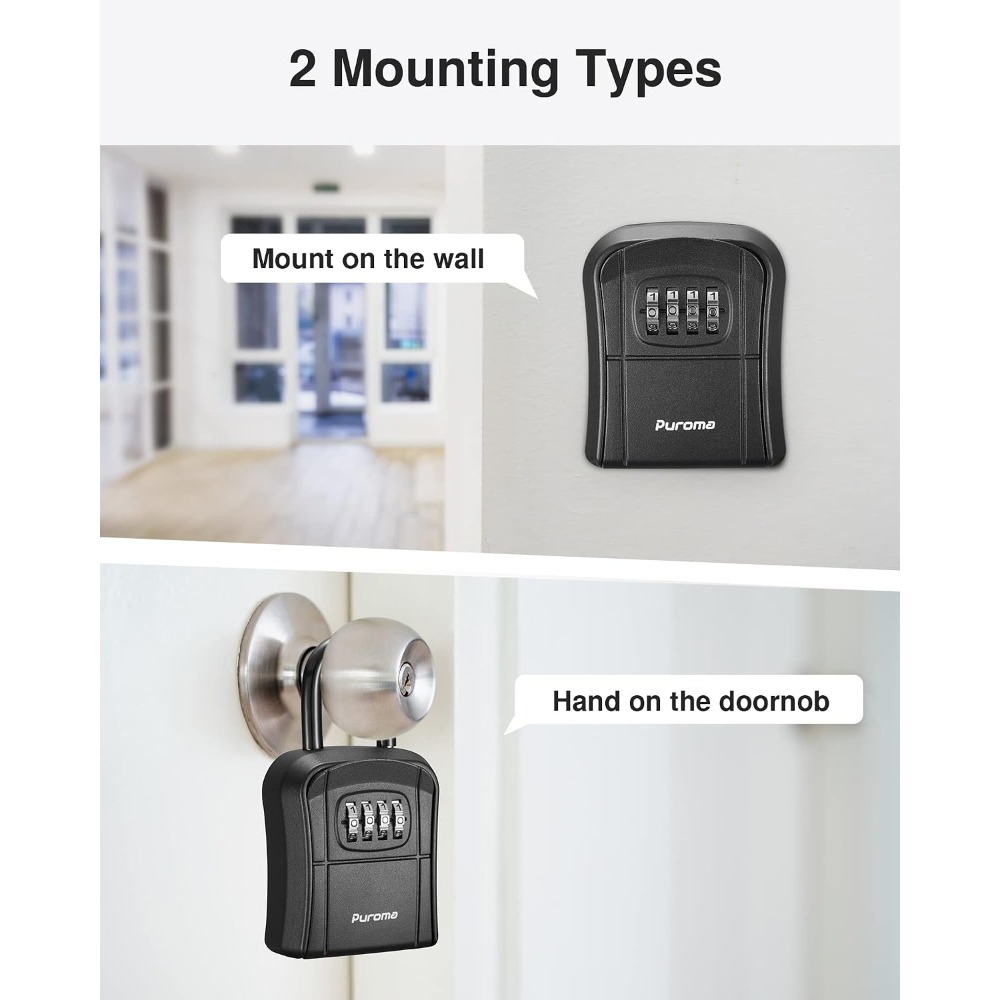 Key Lock Box, Portable Combina - Lockbox Key Secure のレビューと価格