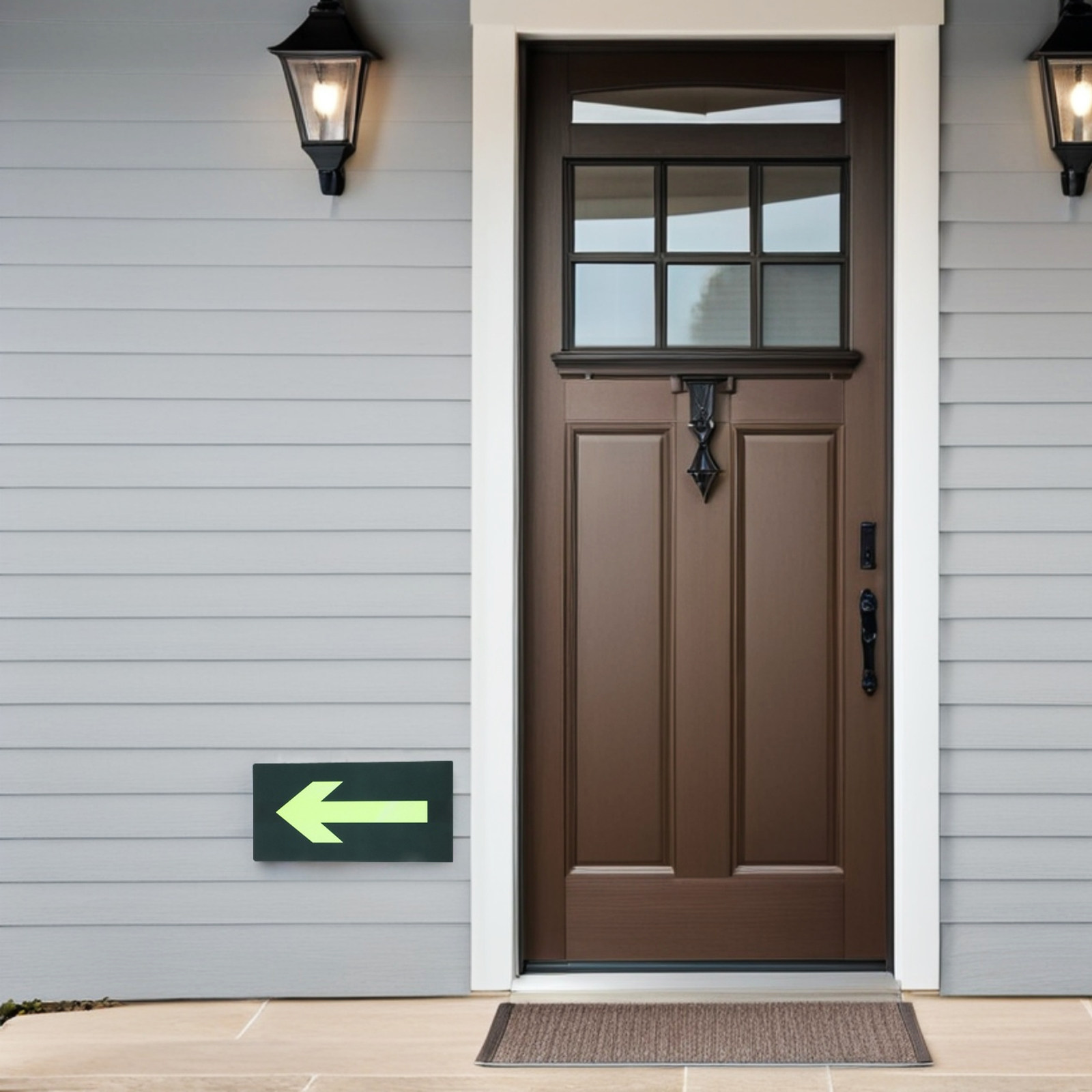 8Pcs Luminous Emergency Fire E - Emergency Exit Sign のレビューと価格