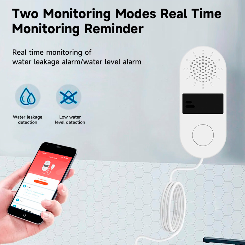 Tuya Wifi Water Leak Detector  - Water Alarm Sensor のレビューと価格
