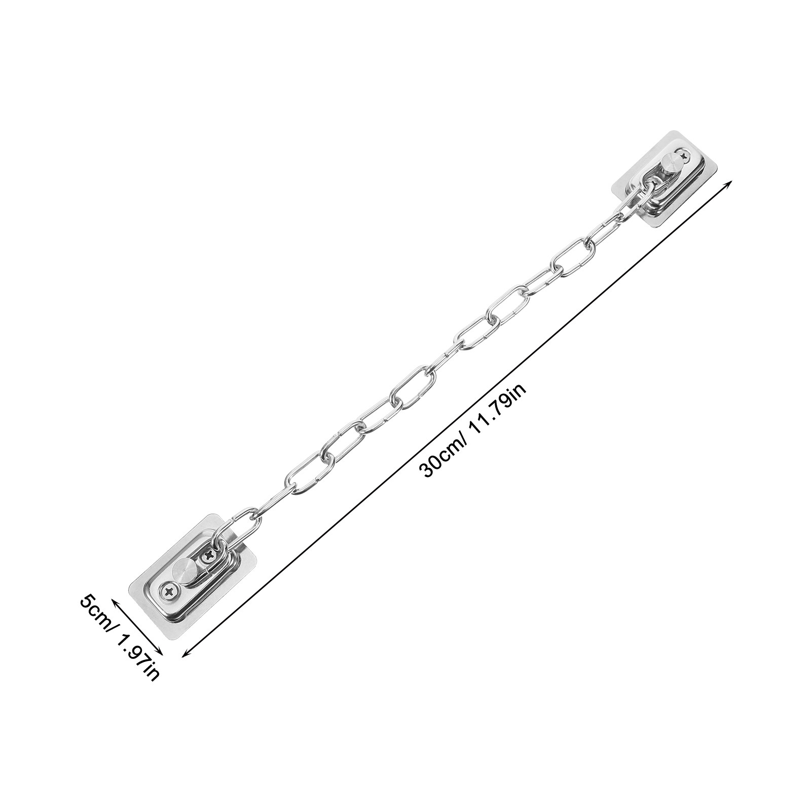 Stainless Steel Door Chain Loc - Security Chain Door のレビューと価格