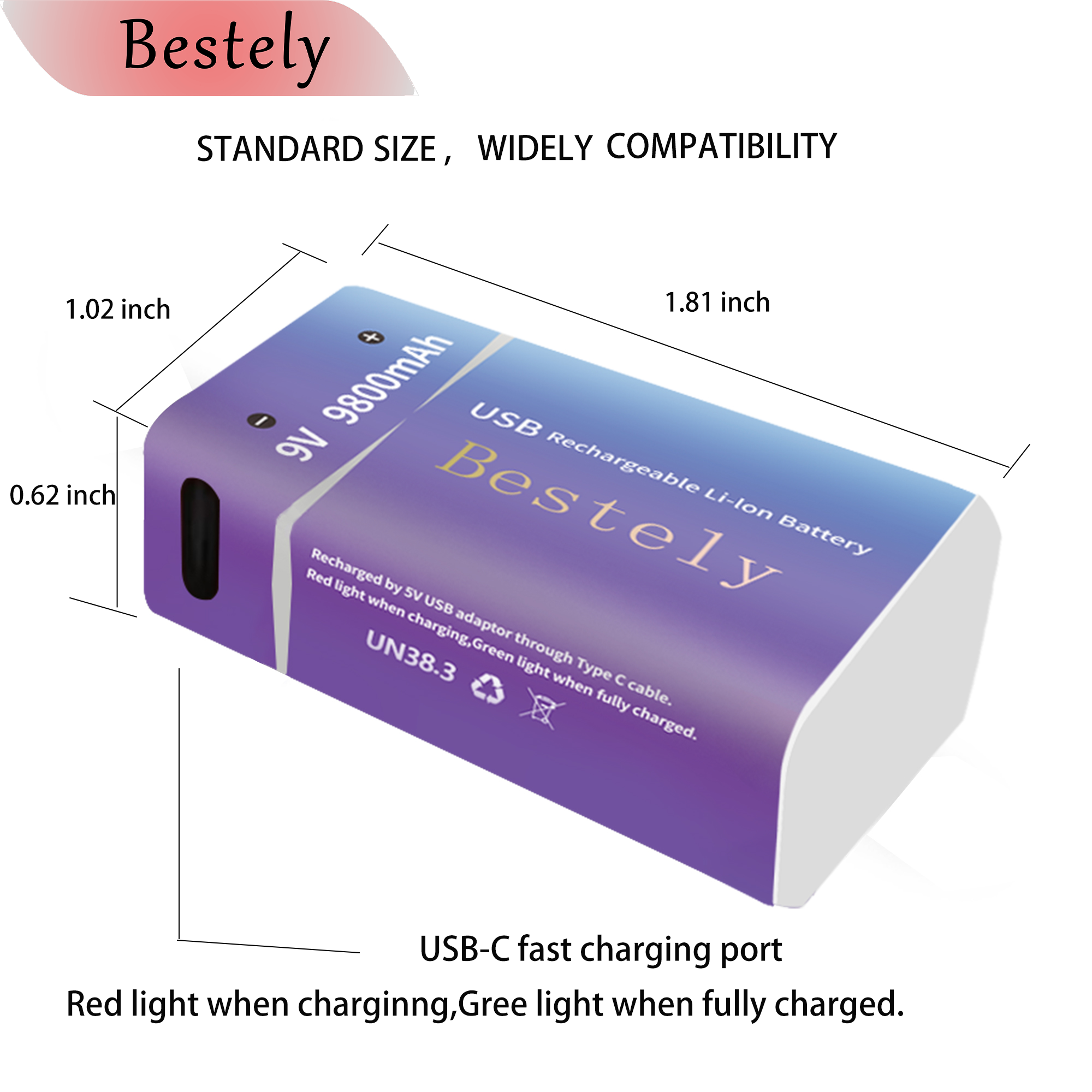 New 9V Rechargeable Li-ion Bat - Smoke Detector Interconnected のレビューと価格