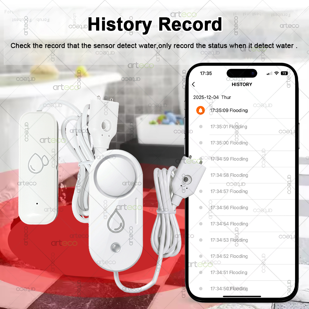 Zigbee Water Leakage Sensor Fl - Water Alarm Sensor のレビューと価格