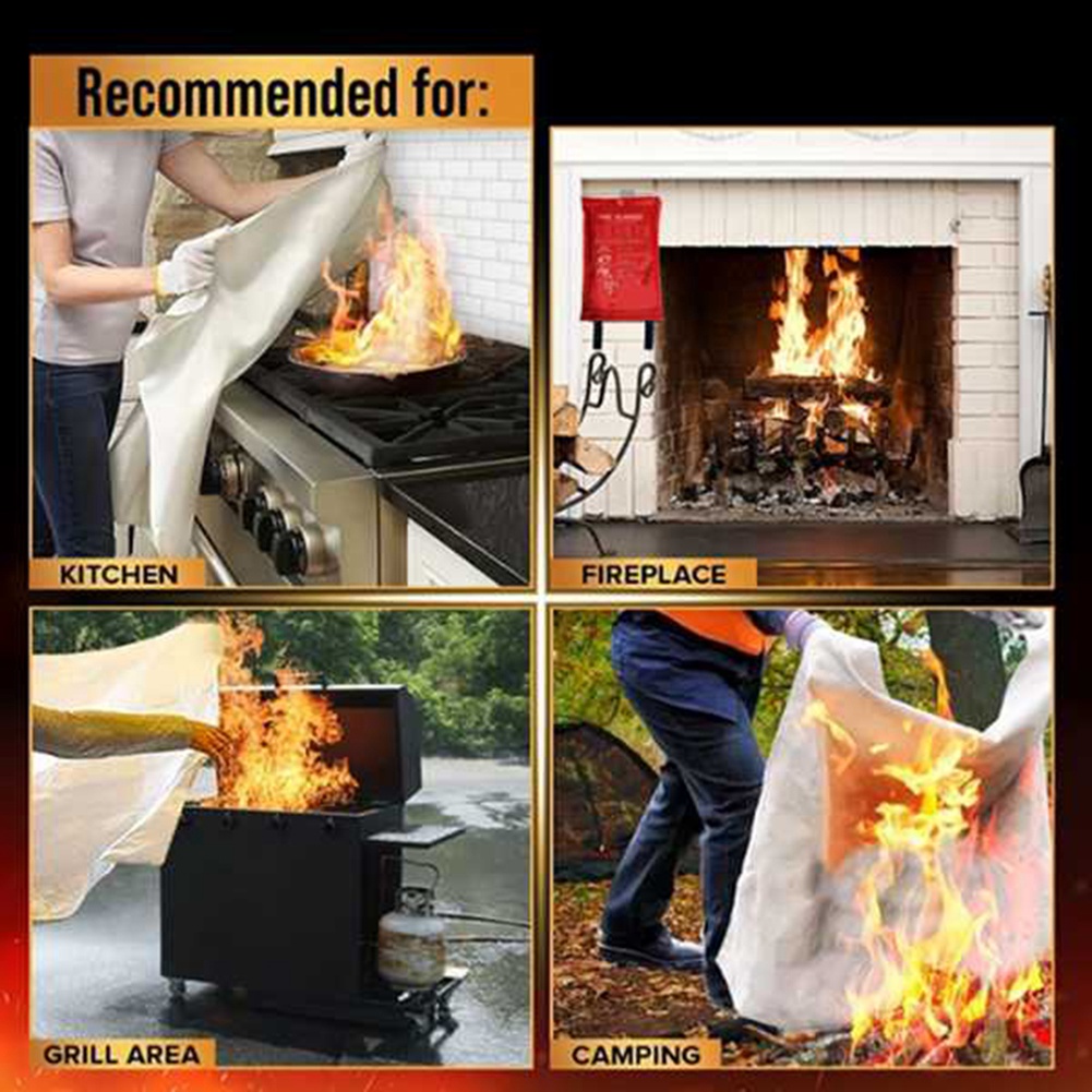 AED2-Emergency Fire Blanket, F - Fire Blanket Kitchen のレビューと価格