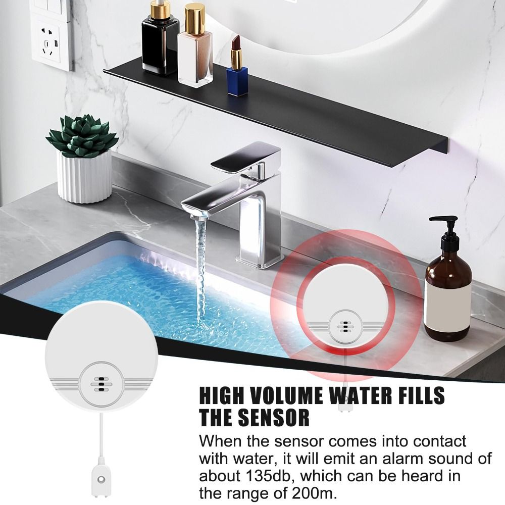 Dual Mode Sensor Water Leak Al - Water Alarm Sensor のレビューと価格
