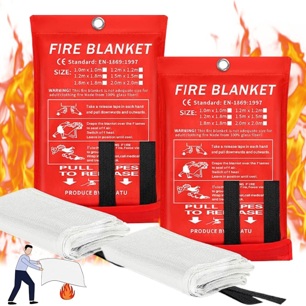 Fire Blanket 1/1.2/2M Easy & Q - Fire Blanket Kitchen のレビューと価格