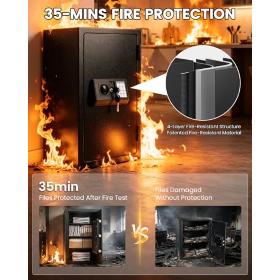 Home fireproof safe for docume - Fire Safe Document のレビューと価格