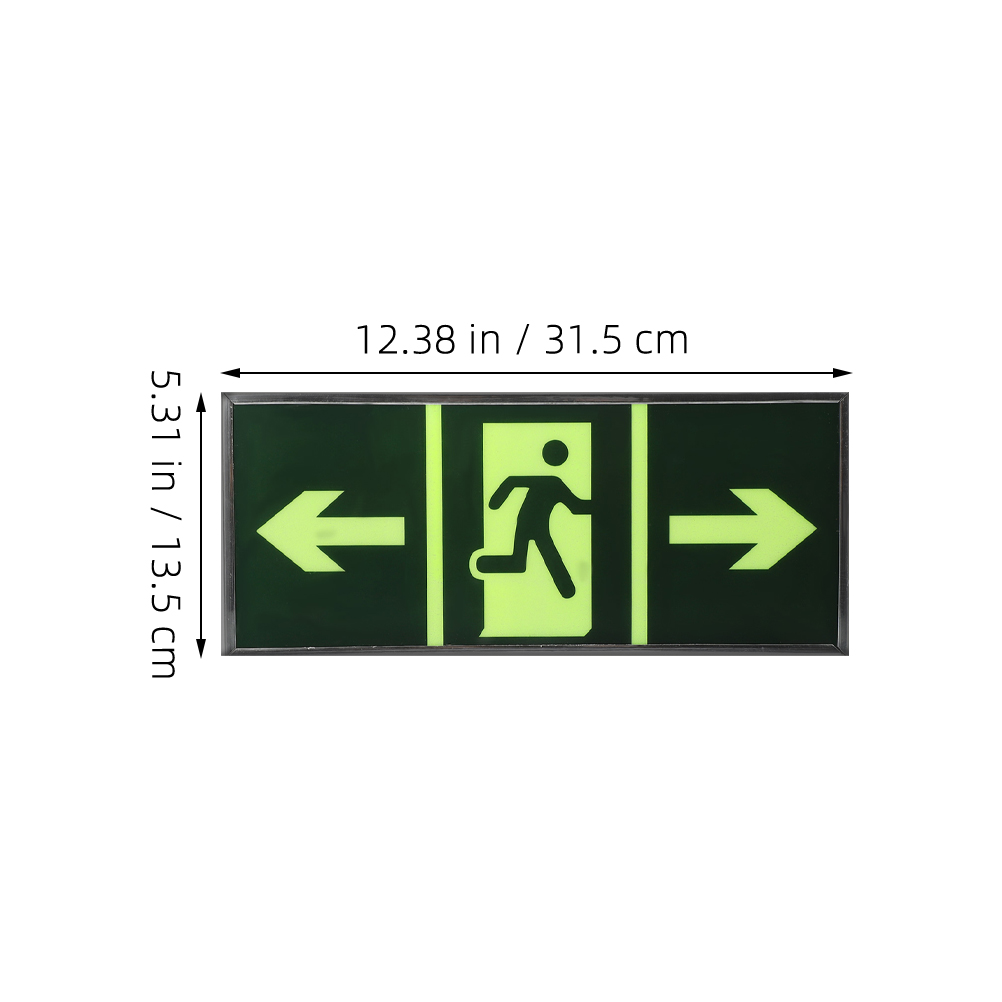 4Pcs Safety Exit Sign Stickers - Emergency Exit Sign のレビューと価格