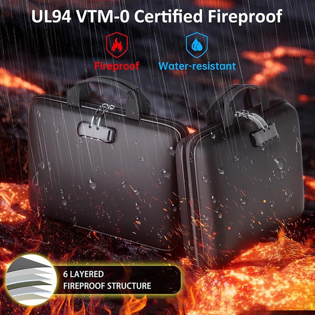 Fireproof Document Organizer B - Fire Safe Document のレビューと価格