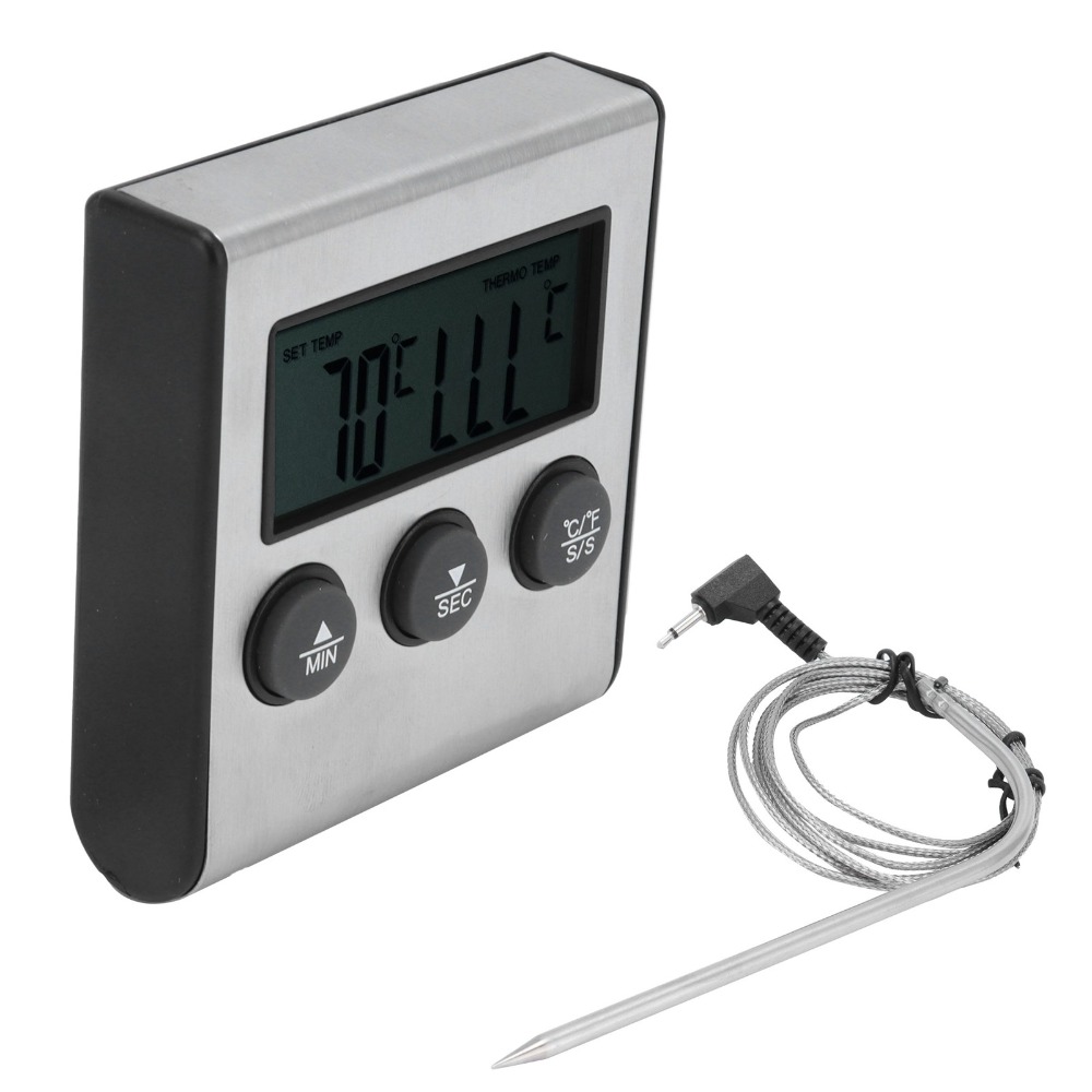 Silver Digital BBQ Meat Thermo - Pool Alarm Float のレビューと価格