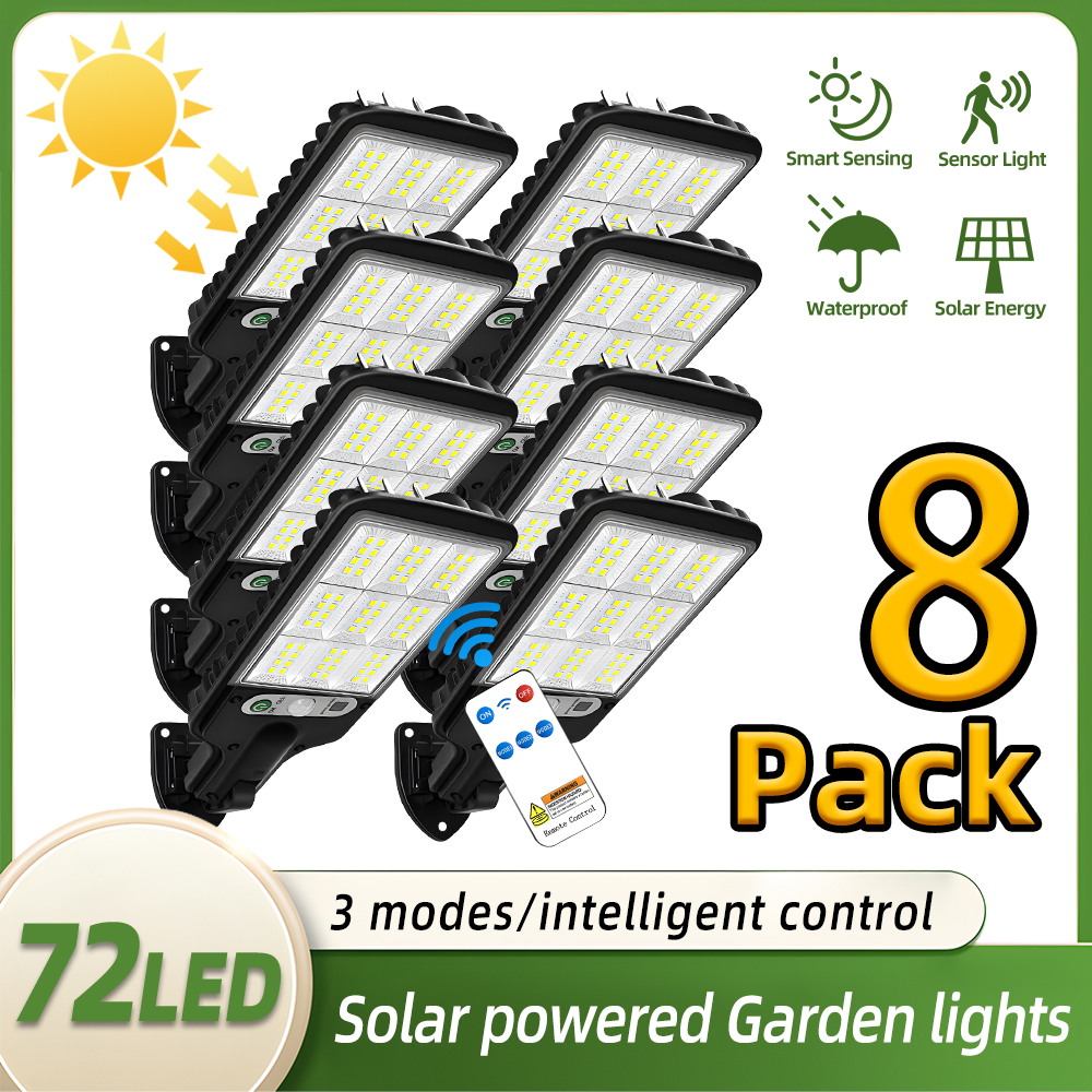1/8pc Solar Outdoor Floodlight - Power Outage Light のレビューと価格