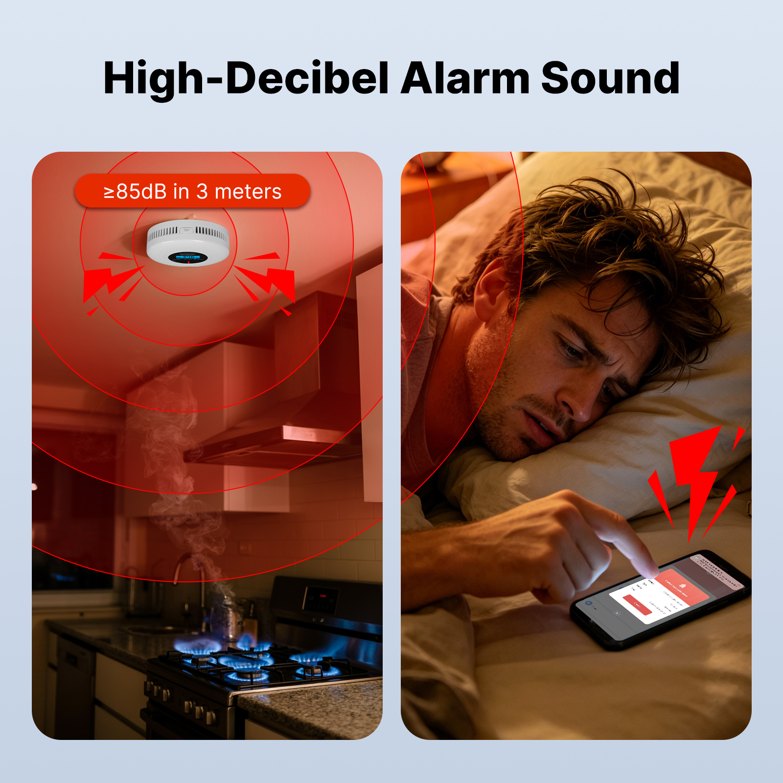 MOES Tuya Zigbee Smart Smoke C - Co Detector Plug のレビューと価格