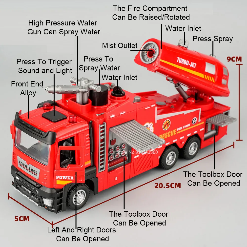 1:32 Scale Water Spray Fire Tr - Fire Escape Ladder のレビューと価格