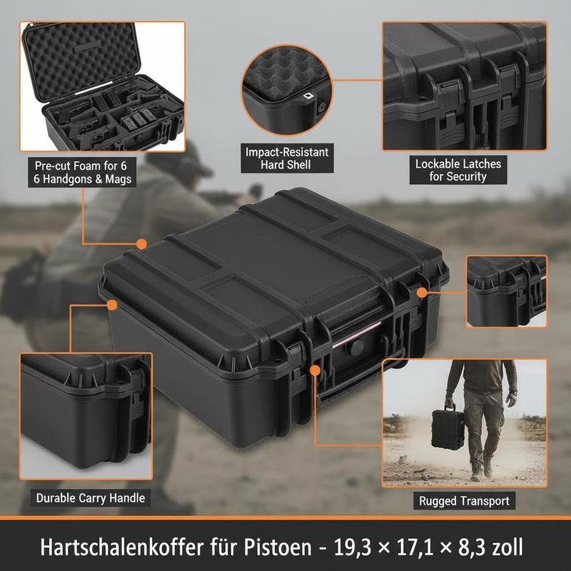 Gun Storage Box 15 x 12 x 10 I - Lockbox Key Secure のレビューと価格